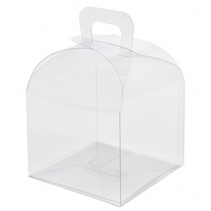 Gift Box Carry Bag L Clear 10-pcs