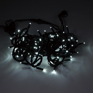 【セール品】屋外白色ストレートLED　100球　電飾　クリスマス　クリスマス