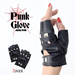 Studs Glove Studs Synthetic Leather Fake Leather Punk