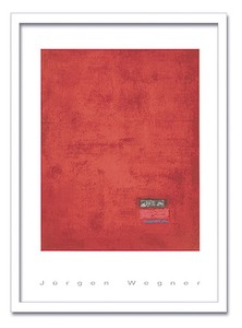 インテリアアート/JURGEN WEGNER/Untitled,1991(red)
