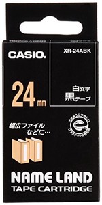 カシオ ネームランドテープ XR-24ABK 00028590