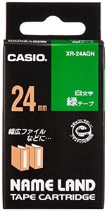 カシオ ネームランドテープ XR-24AGN 00028588