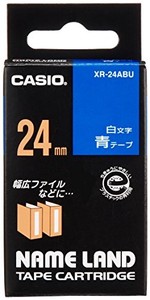 カシオ ネームランドテープ XR-24ABU 00028589