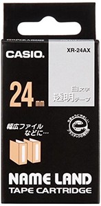 カシオ ネームランドテープ XR-24AX 00028591