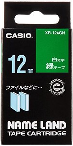 カシオ ネームランドテープ XR-12AGN 00028578