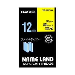 カシオ ネームランドテープ XR-12FYW 00031141