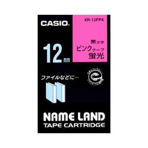 カシオ ネームランドテープ XR-12FPK 00031139