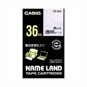 カシオ ネームランドテープ XR-36X 00038716