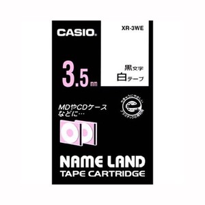 カシオ ネームランドテープ XR-3WE 00048730