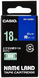 カシオ ネームランドテープ XR-18ABU 00028584