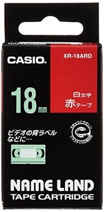 カシオ ネームランドテープ XR-18ARD 00028582
