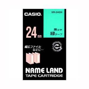 カシオ ネームランドテープ XR-24GN 00012813