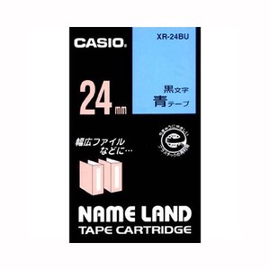 カシオ ネームランドテープ XR-24BU 00012814