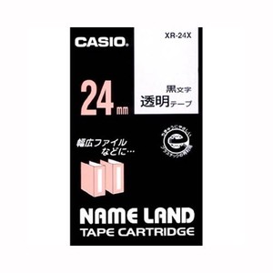 カシオ ネームランドテープ XR-24X 00012815