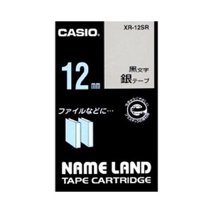 カシオ ネームランドテープ XR-12SR 00012838