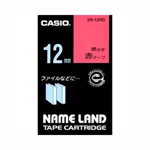 カシオ ネームランドテープ XR-12RD 00012832