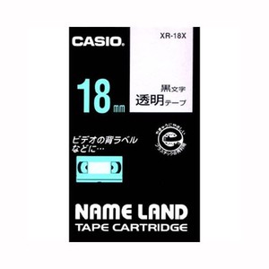 カシオ ネームランドテープ XR-18X 00012827