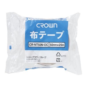 クラウン クラウン布テープ 50mmX25m CR-NT50N-OC(CR-NT50) 00041033
