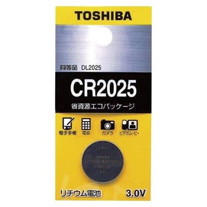 東芝 リチウムボタン電池 CR2025EC 00032939