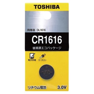 東芝 リチウムボタン電池 CR1616EC 00032937