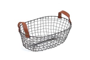 Wire Basket Ornament Oval