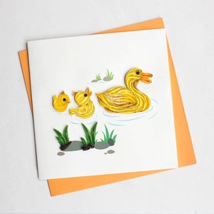 Duck & Ducklings グリーティングカード ギフト お祝い プレゼント