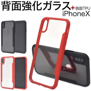 Back tempered glass Impact iPhone Back Glass Case