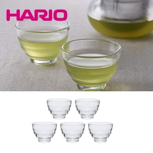 【HARIO】耐熱ガラスカップ5個セット