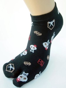Ankle Socks Series Skull Socks Japanese Pattern Ladies