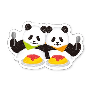Collection Sticker Mini Panda Bear