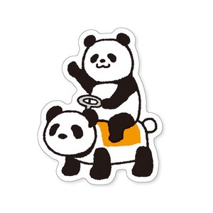 Collection Sticker Mini Squid Panda Bear