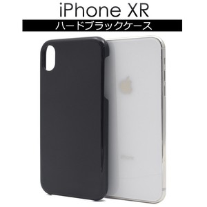 ＜スマホケース＞iPhone XR用ハードブラックケース