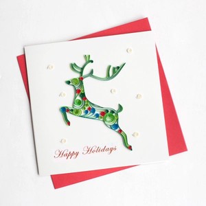 Reindeer ギフト プレゼント グリーティング カード