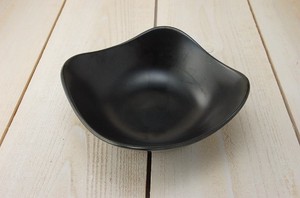 Mino ware Main Plate black Western Tableware 18cm Made in Japan