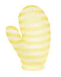 Bath Towel/Sponge White Honeycomb