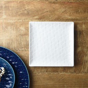 Mino ware Main Plate White 17cm Made in Japan