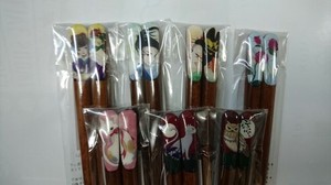 Chopsticks Design Cat Rose Owls Made in Japan