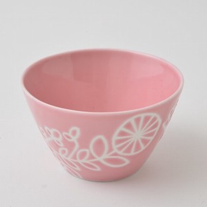 Hasami ware Donburi Bowl Pink Made in Japan