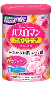 アース製薬　バスロマン　スキンケア　Wコラーゲン 【 入浴剤 】