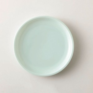 小田陶器 わんなり(Wannari) 16.5cm皿 青白[日本製/美濃焼/和食器]