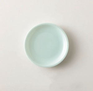 小田陶器 わんなり(Wannari) 10cm皿 青白[日本製/美濃焼/和食器]