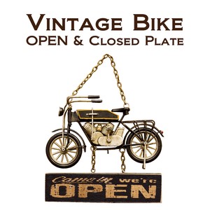 Vintage Bike OPEN CLOSED - American Goods -