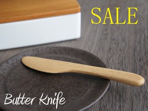 【セール】SALIUバターナイフ　特別価格/SALE/栗材/木製/カトラリー/インドネシア