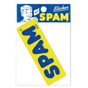 STICKER【SPAM LOGO YE】スパム ロゴ ステッカー Hawaii アメリカン雑貨