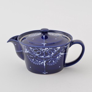 Blue Lapis Lazuli Blue Tea Pot HASAMI Ware Hand-Painted Made in Japan