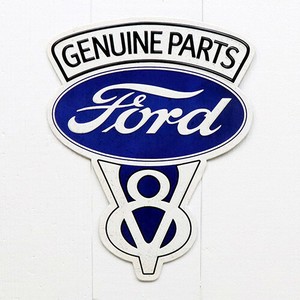 【サイン】エンボス ティン サイン FORD GENUINE PARTS CA186887