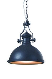 1灯 ペンダント (IND-003-1) 照明 インテリア インダストリアル 黒 ブラック 家具 飲食 店舗 備品