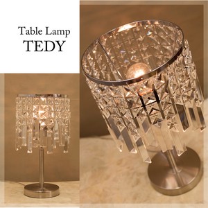 【置照明】クリスタル テーブルランプ［TEDY テディ］＜E26/丸型＞