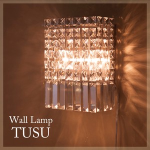 【壁照明】クリスタルウォールランプ［TUSU（2灯）］＜E12/水雷型＞
