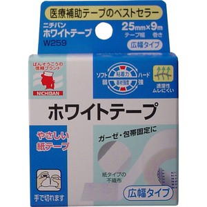 ニチバン　ホワイトテープ　25mm×9m【医療・衛生・救急用品】